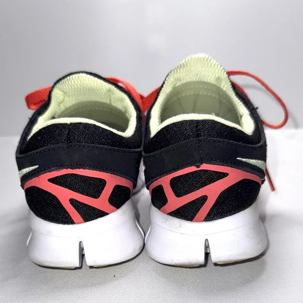 Nike Black and Coral Sneakers